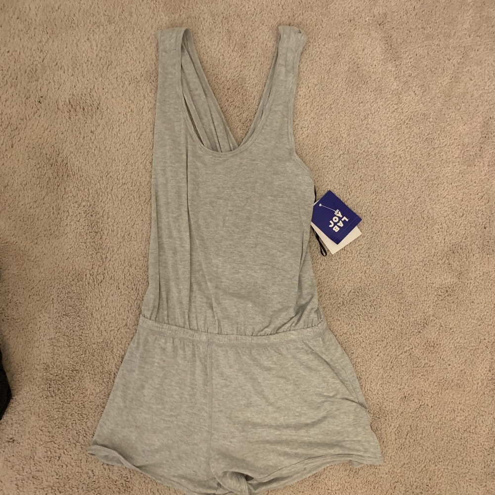 Target grey romper